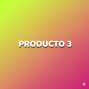Producto 3